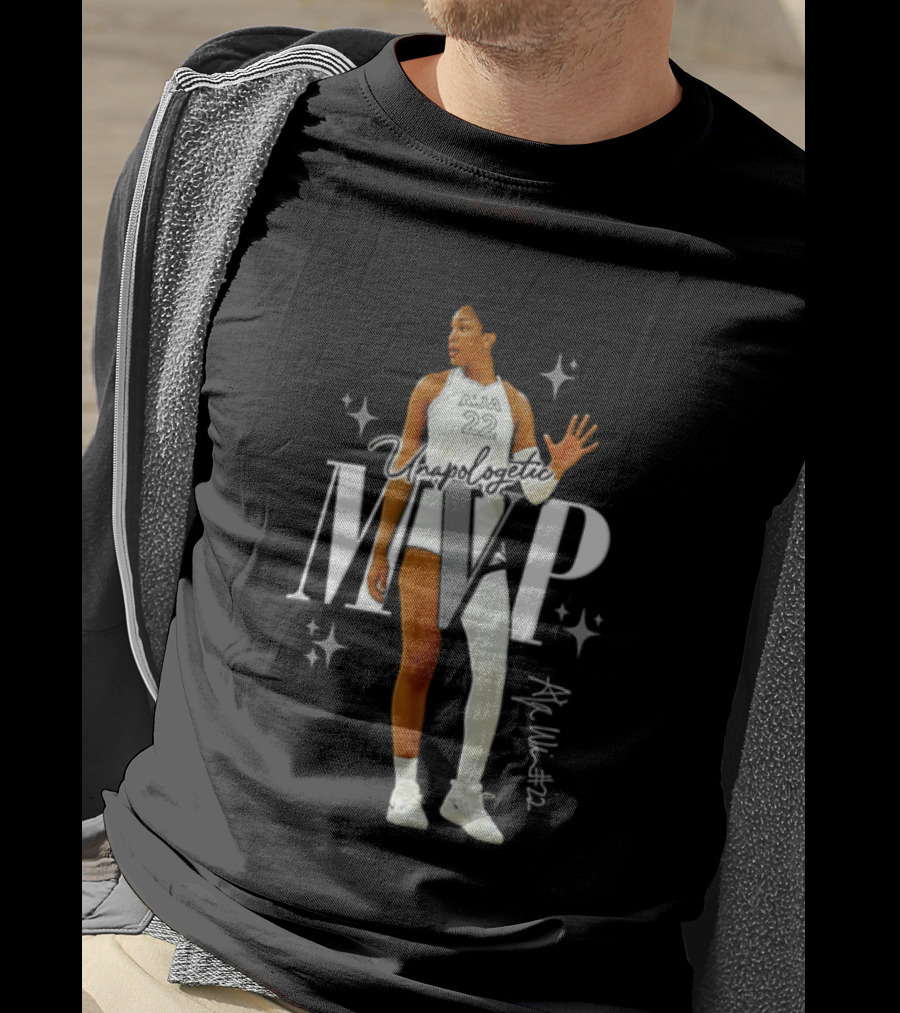 Unapologetic MVP Aja Wilson Las Vegas Aces WNBA T-Shirt