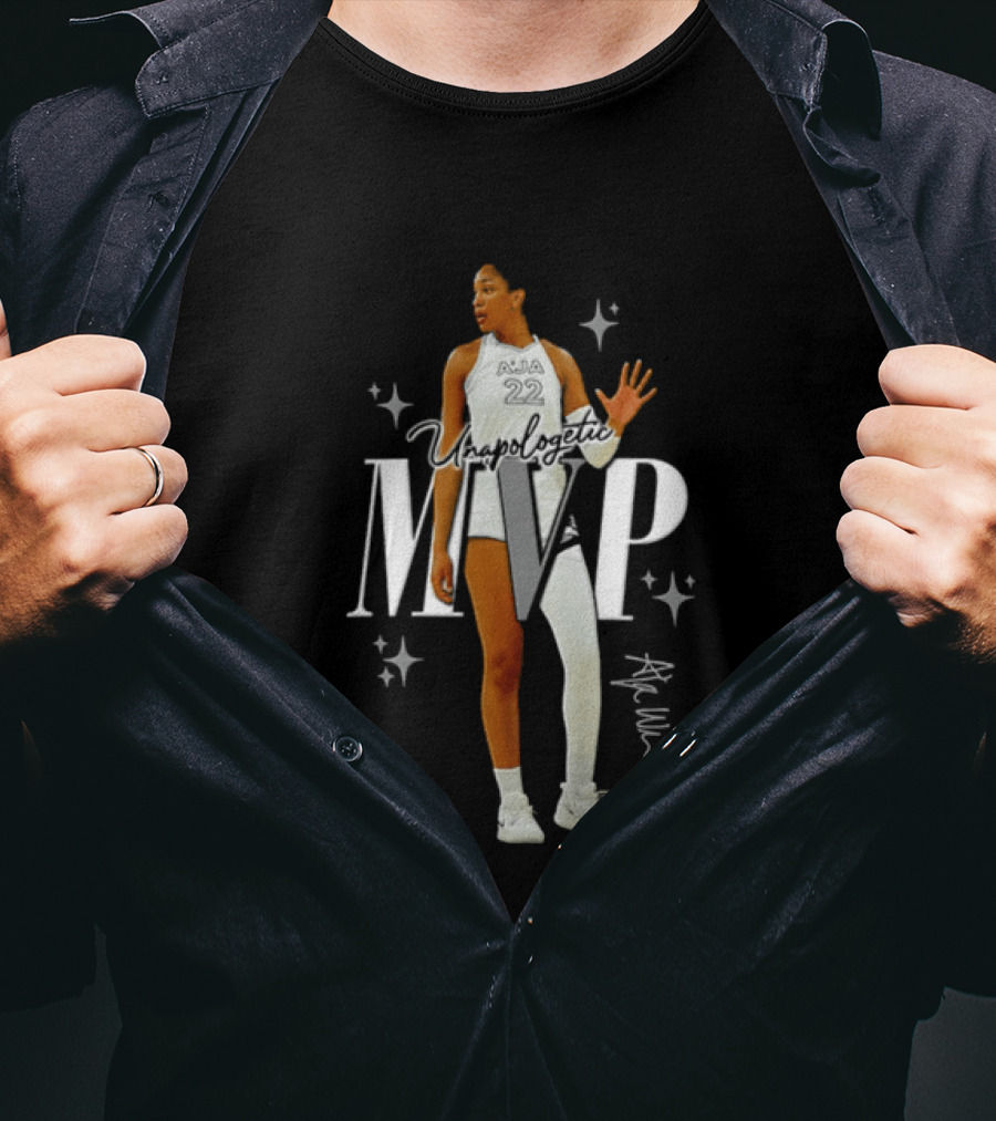 Unapologetic MVP Aja Wilson Las Vegas Aces WNBA T-Shirt