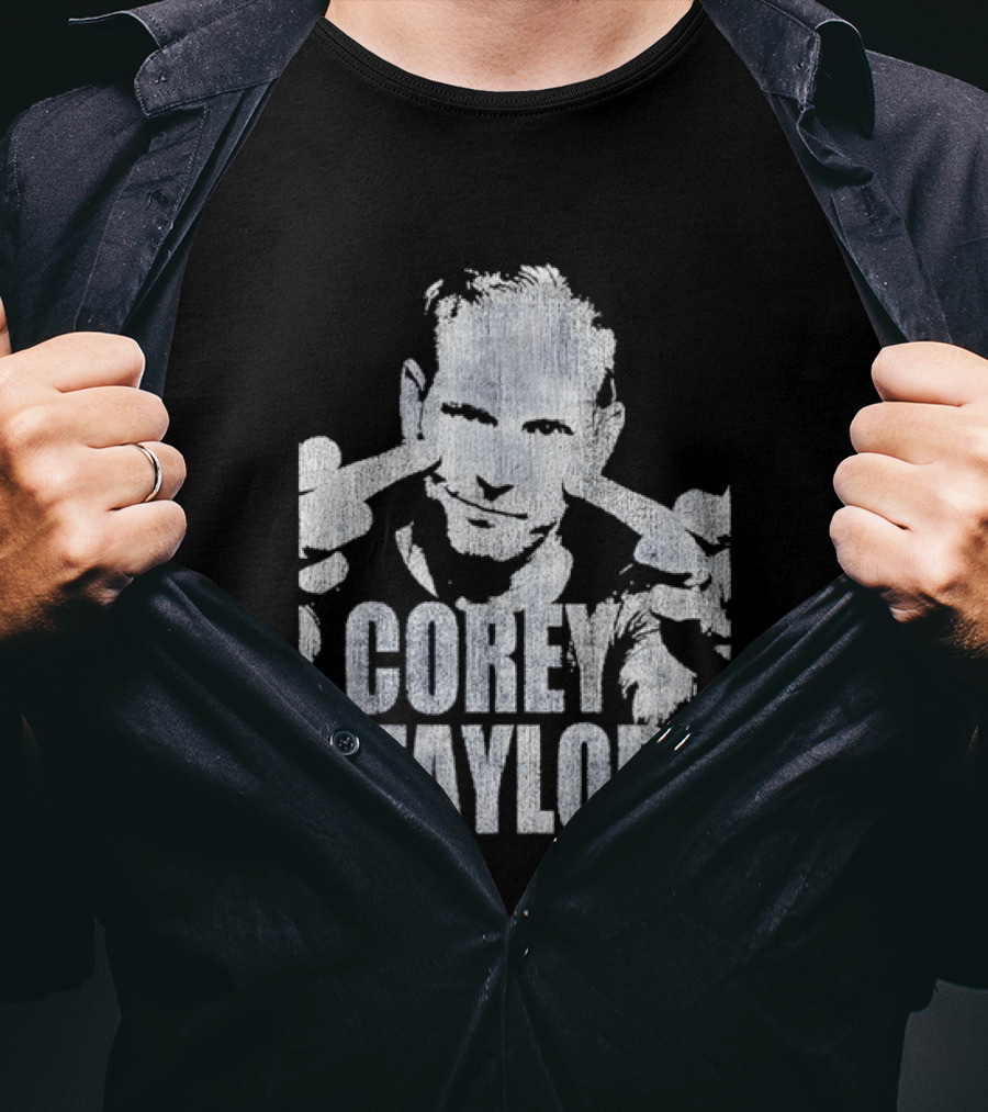 Corey Taylor Distressed Slipknot Masked Pose T-Shirt