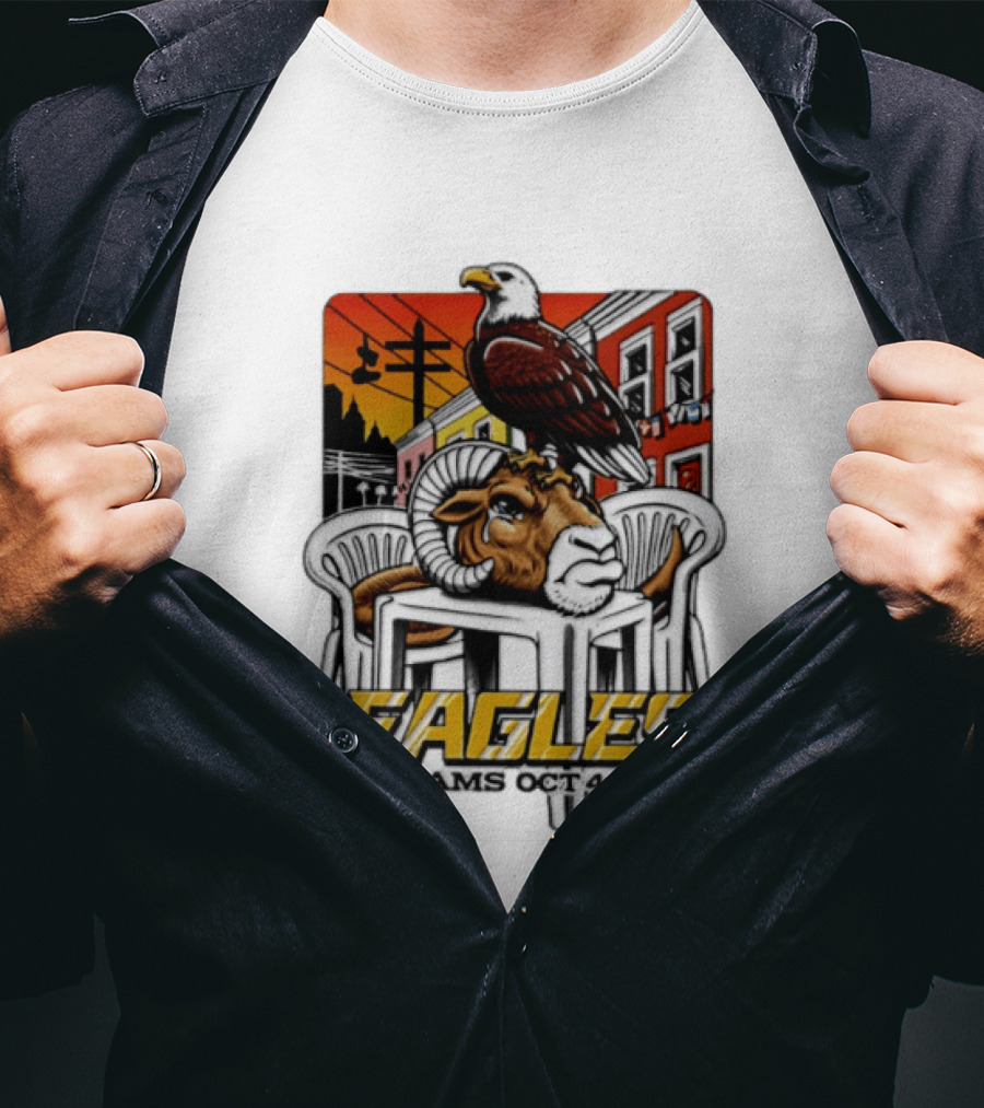 Eagles Vs Rams October 4 2026 Philadelphia Matchup T-Shirt