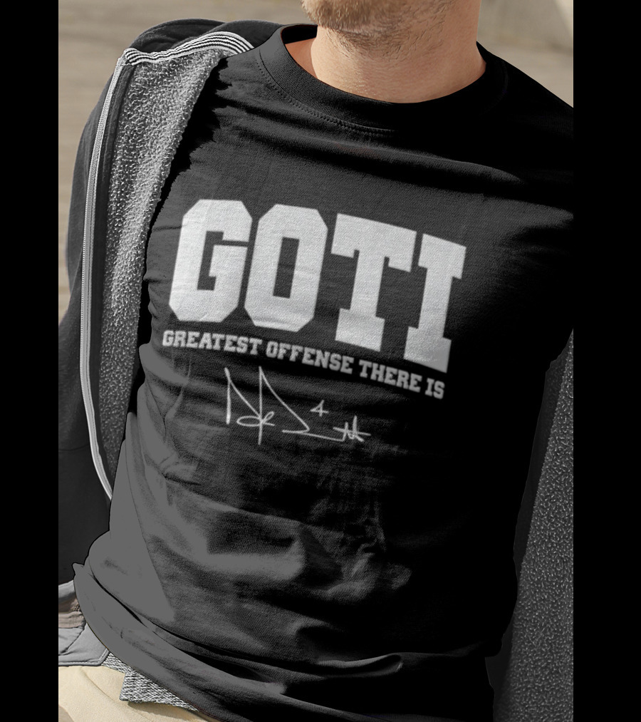 Dak Prescott GOTI Greatest Offense There Is Dallas Cowboys Football T-Shirt