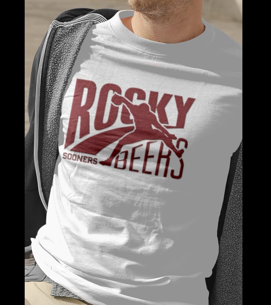Rocky Beers Sooners Football Oklahoma Fan T-Shirt