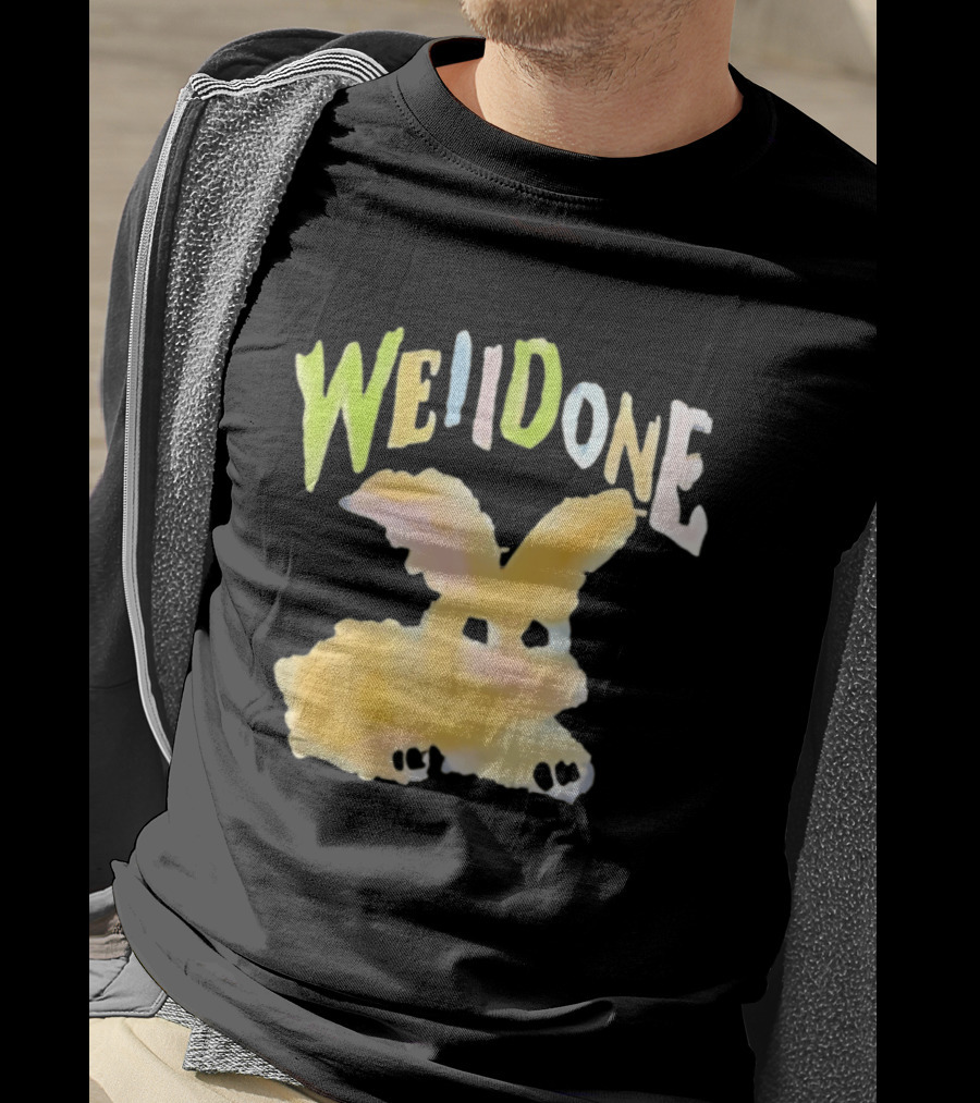 We11done Colorful Bunny Rabbit Fashion Playful Pastel Aesthetic T-Shirt