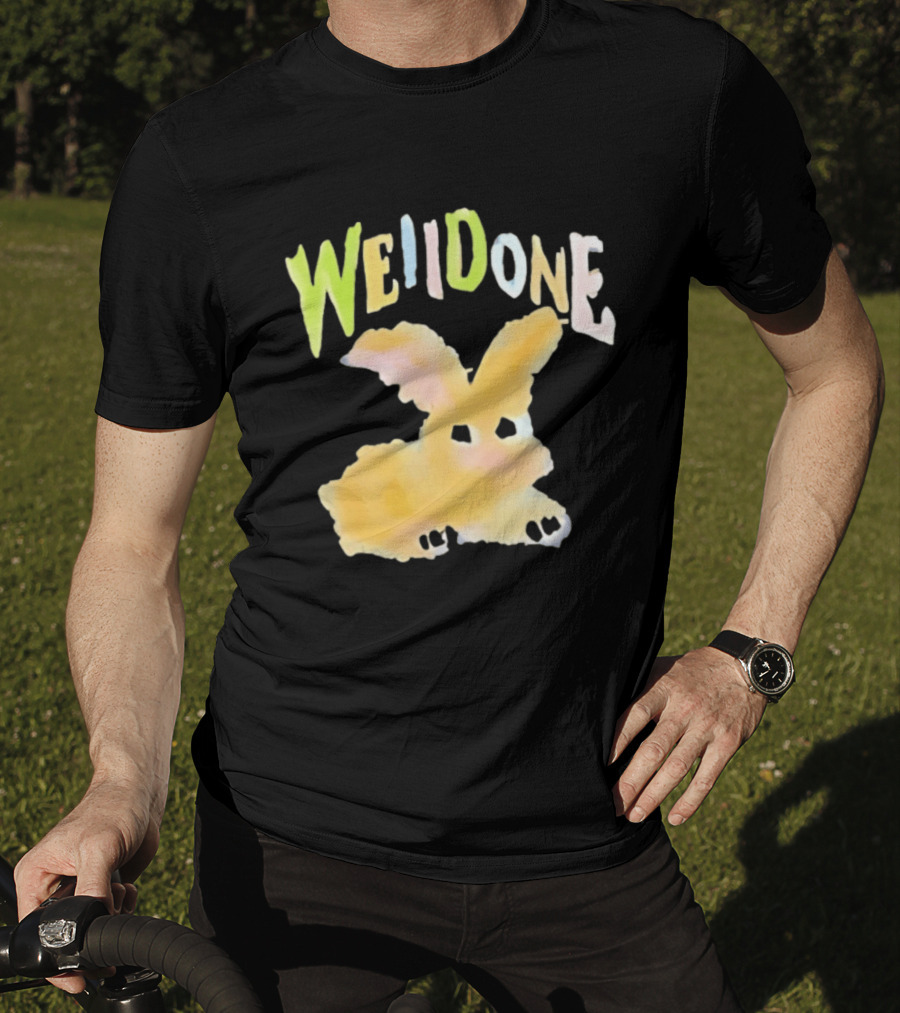 We11done Colorful Bunny Rabbit Fashion Playful Pastel Aesthetic T-Shirt