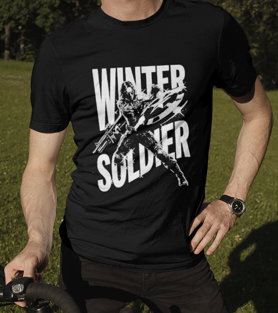 Winter Soldier Bucky Barnes Iconic Superhero T-Shirt