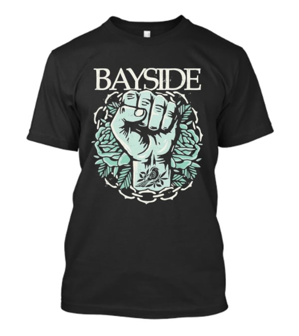 Bayside Fist And Bird Alternative Rock Band T-Shirt