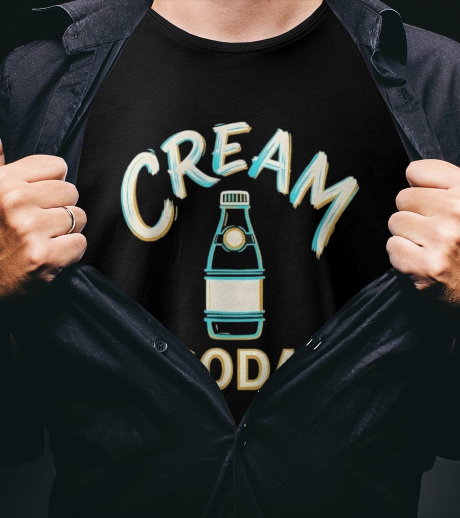 Cream Soda Bottle Drink Beverage T-Shirt