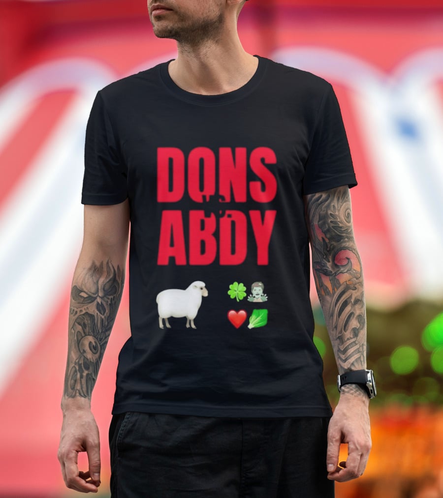 Dons Abdy Sheep Clover Zombie Heart Lettuce T-Shirt