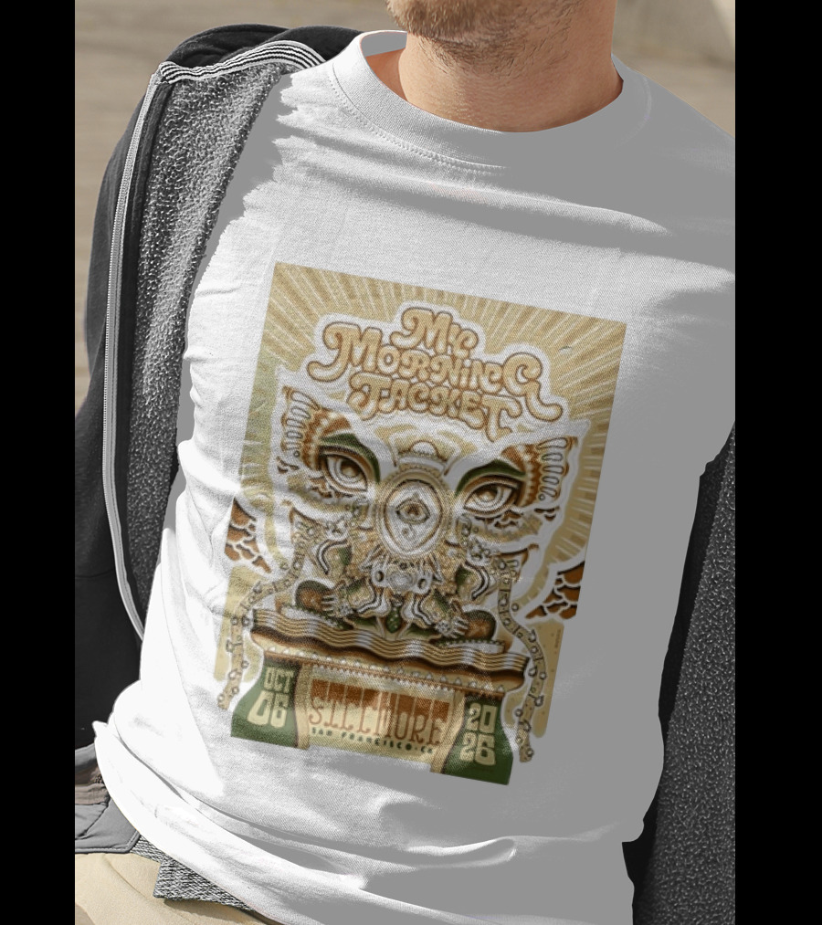My Morning Jacket Fillmore San Francisco October 6 2026 Vintage Style Psychedelic T-Shirt