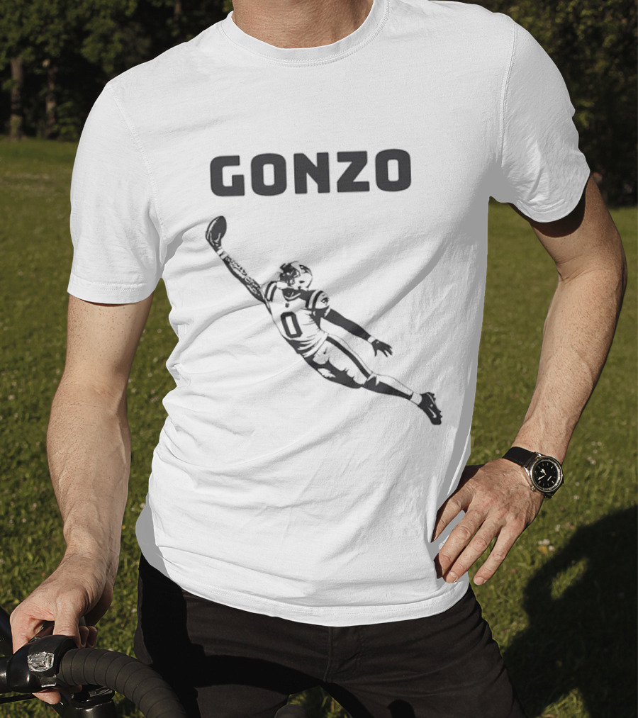 Gonzo Christian Gonzalez New England Patriots Number 0 T-Shirt