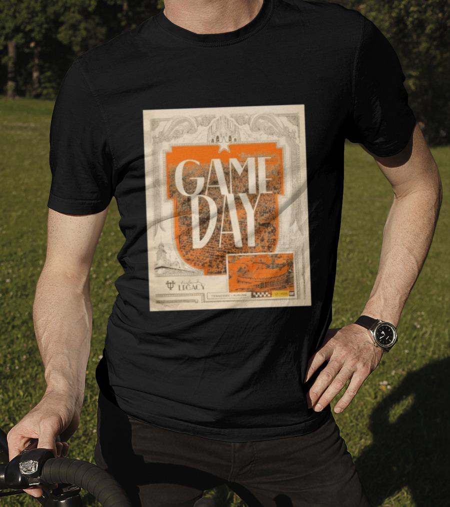 Tennessee Auburn Game Day Neyland Legacy Stadium Matchup T-Shirt
