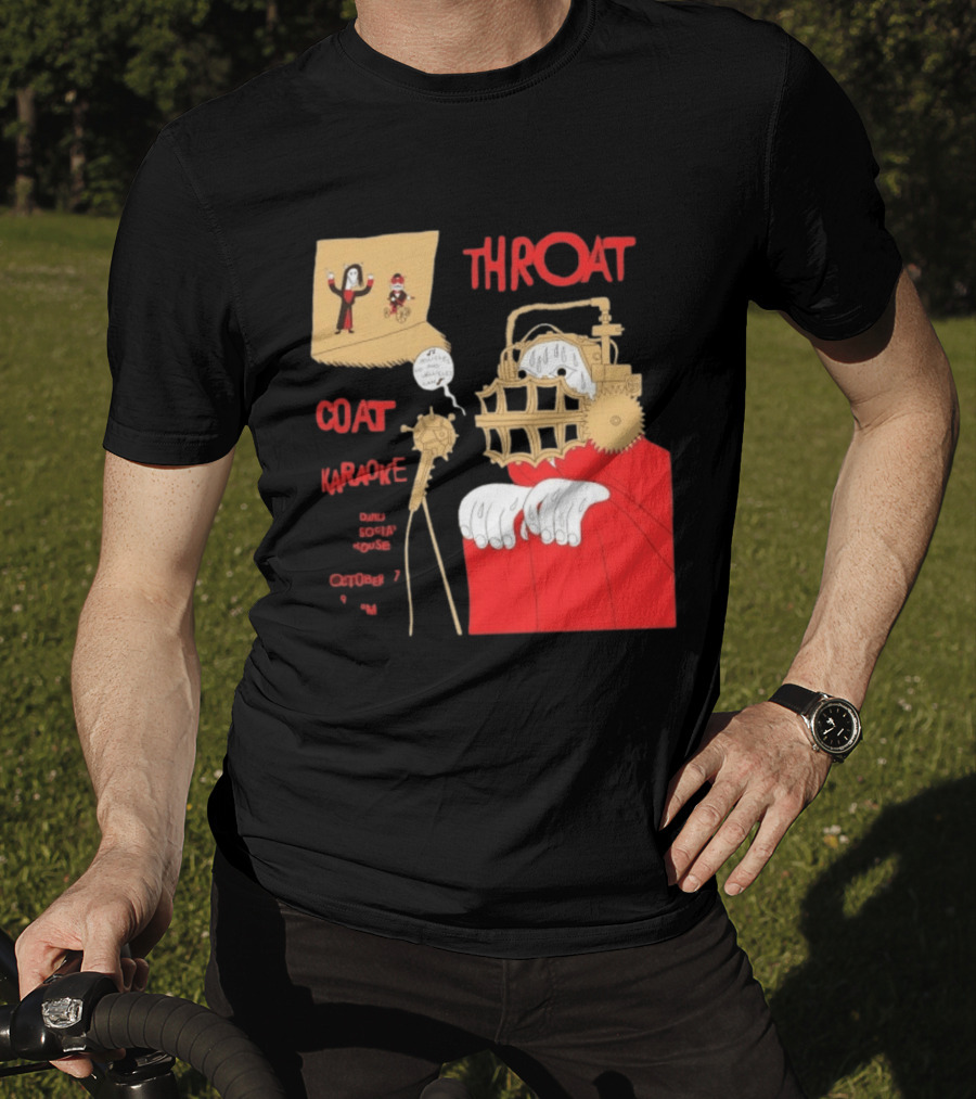 Throat Coat Karaoke Unique Style Danu Social House October 17 Fun T-Shirt