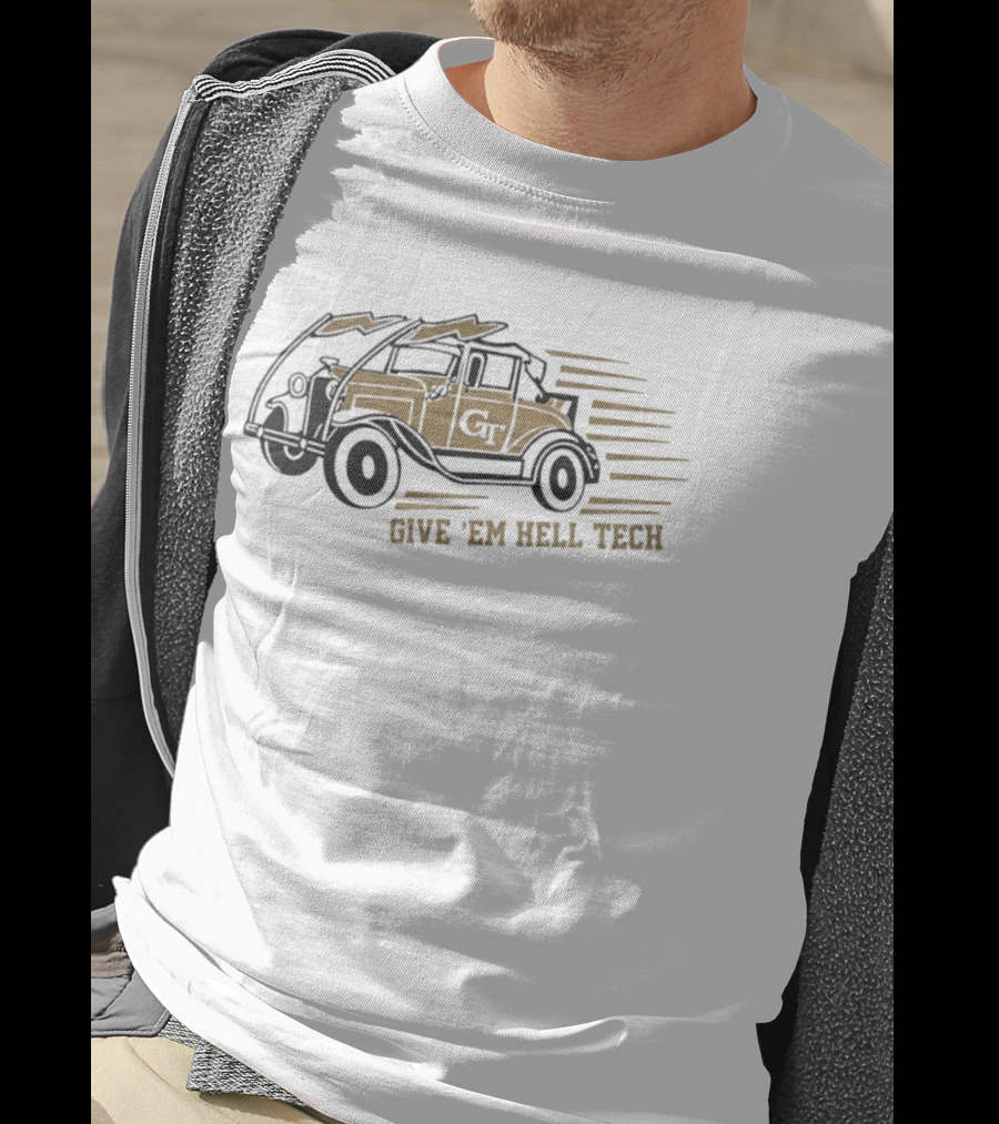 GT Ramblin' Wreck Give 'Em Hell Tech T-Shirt