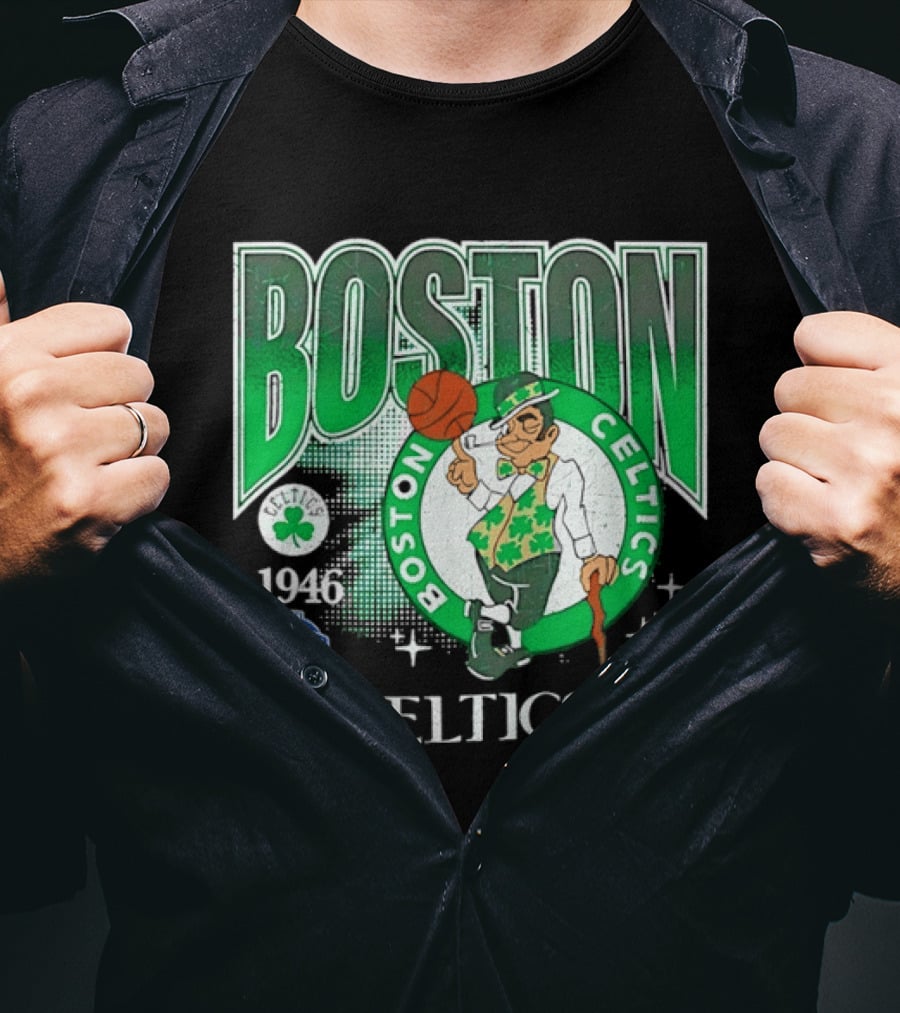 Boston Celtics 1946 Vintage Eastern Conference Basketball T-Shirt