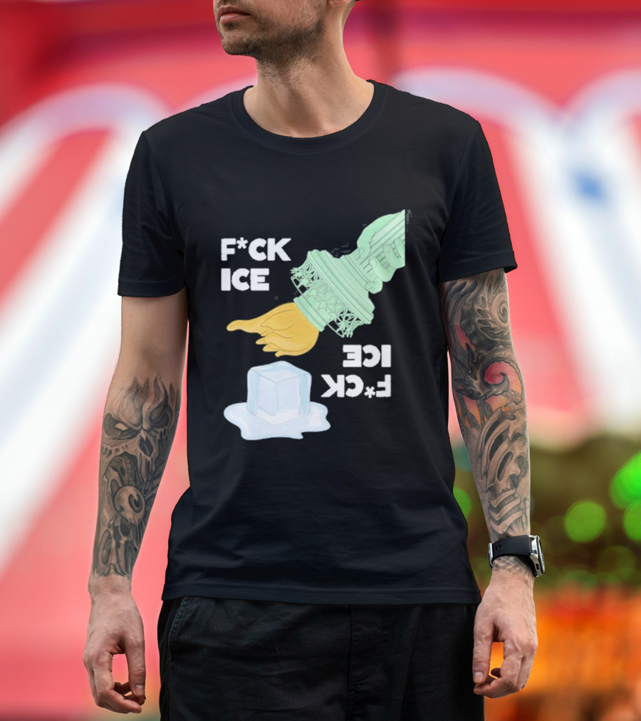 F*ck Ice Statue Of Liberty Protest Immigration T-Shirt