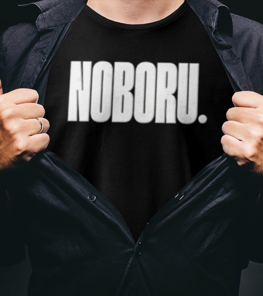 Noboru White Sans Serif T-Shirt