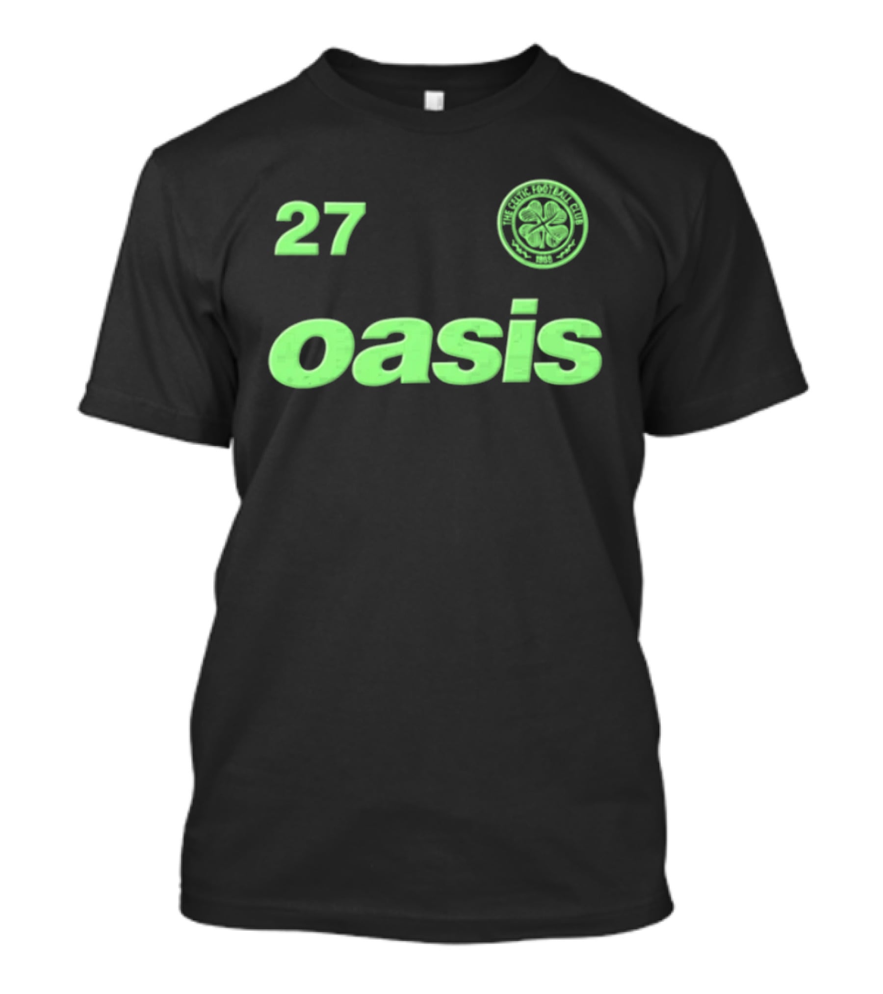 27 Glow In The Dark Celtic FC Oasis T-Shirt