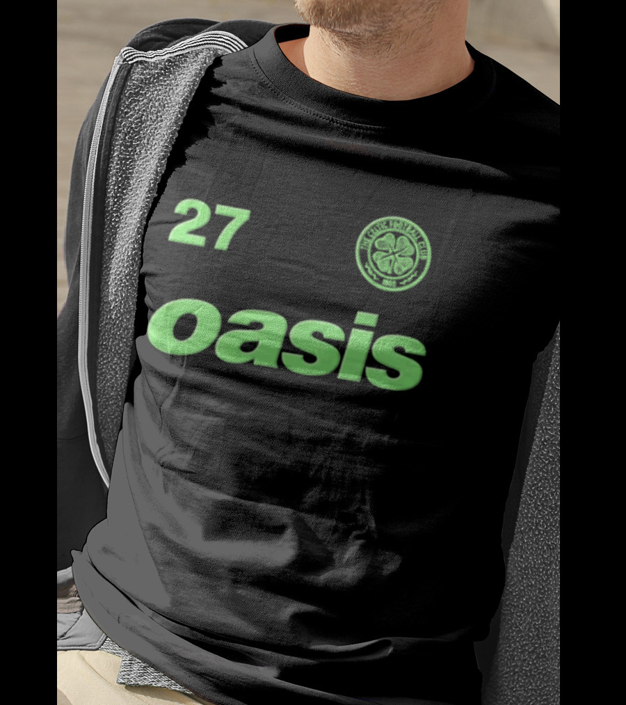 27 Glow In The Dark Celtic FC Oasis T-Shirt
