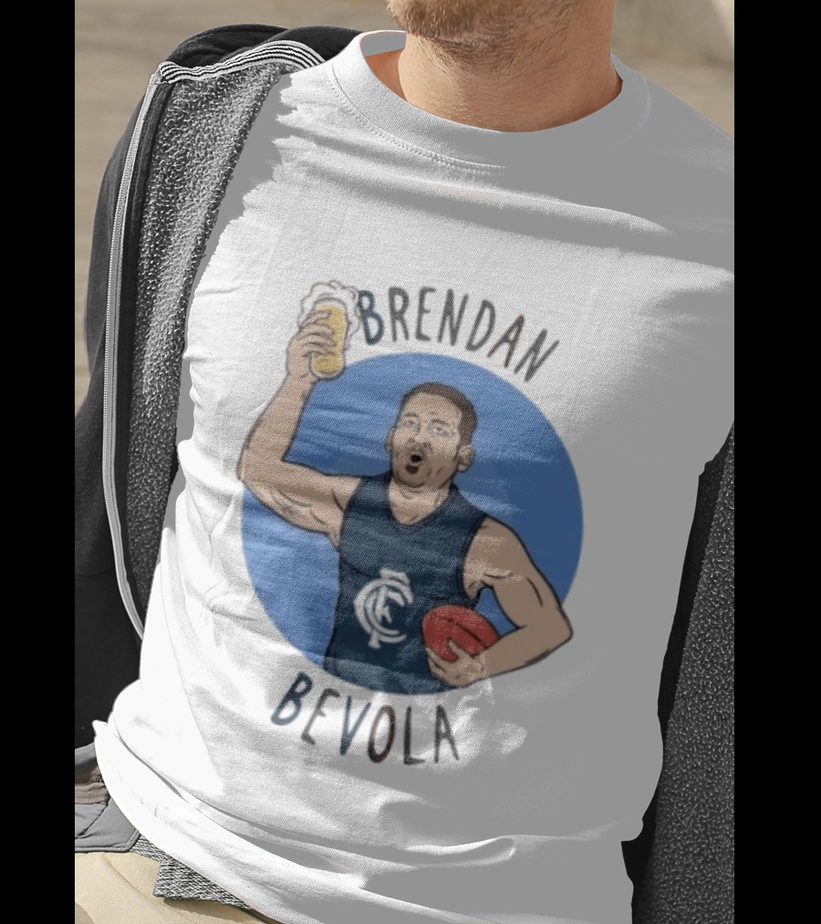 Brendan Bevola Carlton Football Club Beer Cheers T-Shirt