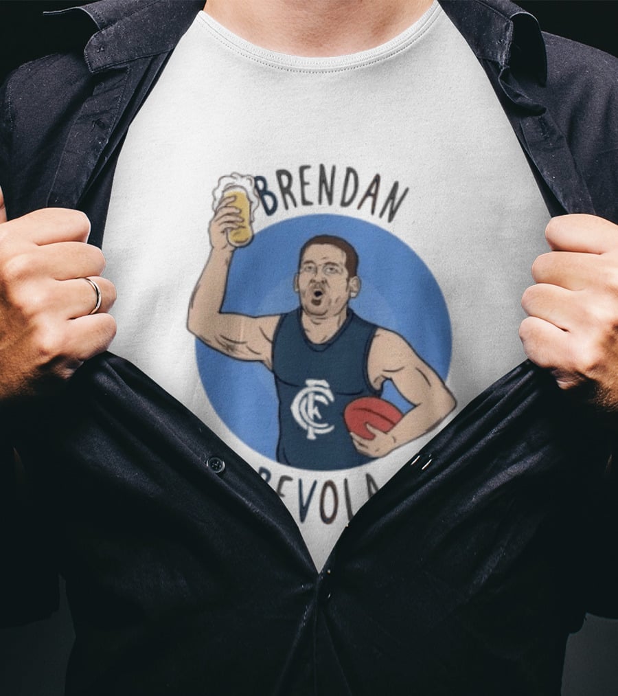 Brendan Bevola Carlton Football Club Beer Cheers T-Shirt