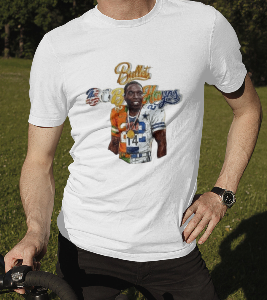 Bullet Bob Hayes Dallas Cowboys 22 Career Legacy T-Shirt