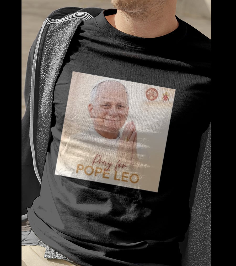 Pray For Pope Leo Clerical Blessing With Clergy T-Shirt