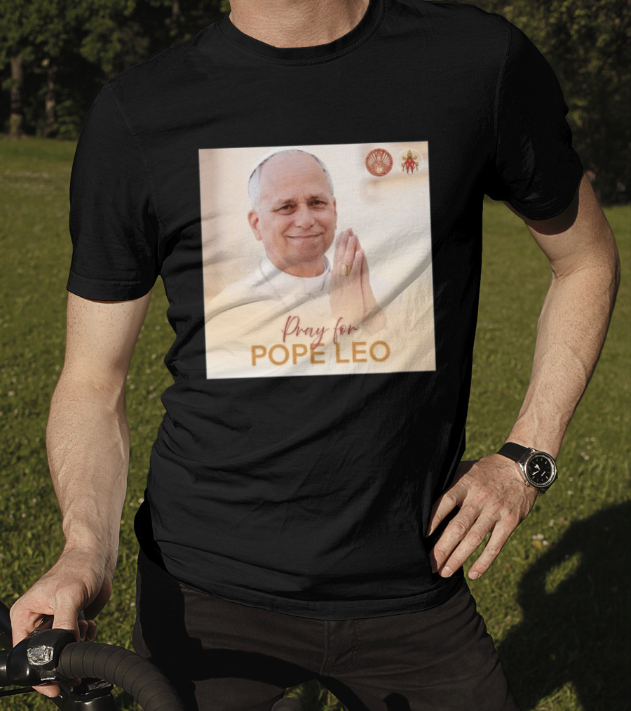 Pray For Pope Leo Clerical Blessing With Clergy T-Shirt
