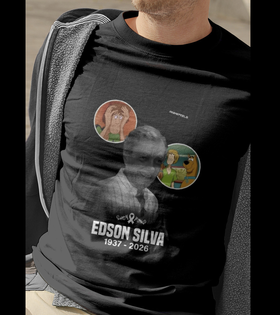 Edson Silva 1937 2026 Shaggy And Scooby Doo Tribute Animefeels T-Shirt