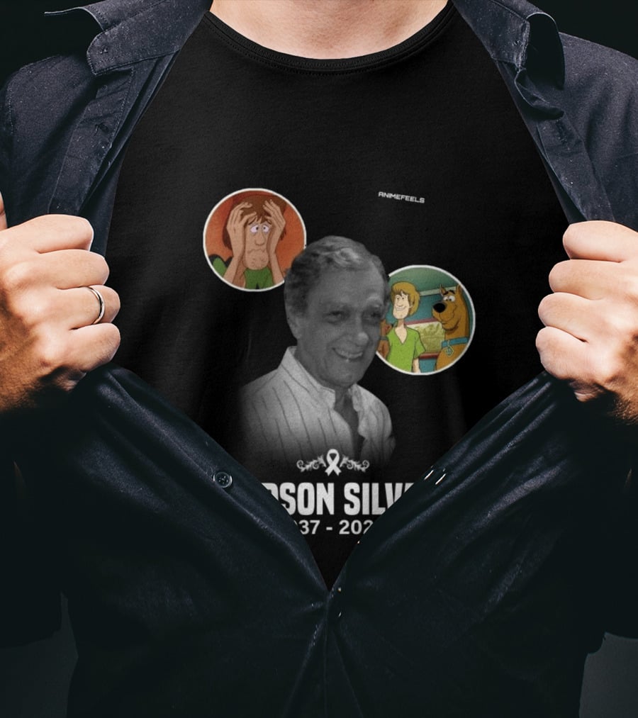 Edson Silva 1937 2026 Shaggy And Scooby Doo Tribute Animefeels T-Shirt