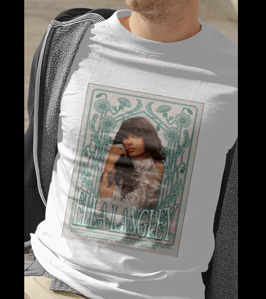 Ella Langley Live Tulsa OK October 9 2026 Bok Center Special Guests Kameron Marlowe Laci Kaye Booth T-Shirt