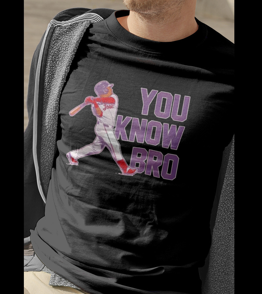 Jose Ramirez You Know Bro Cleveland Guardians Baseball Player T-Shirt