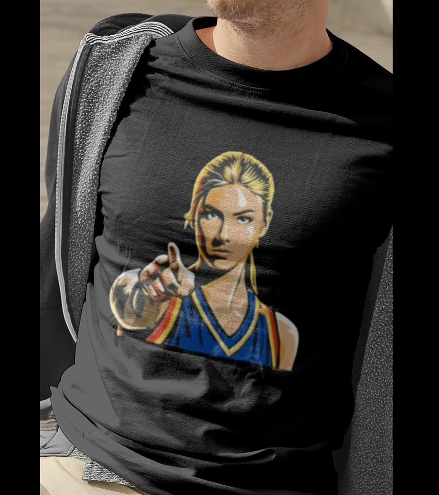Kate Upton Blonde Woman Pointing Finger T-Shirt
