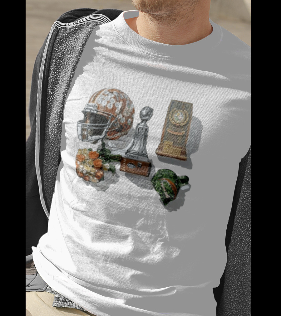 Florida A&M University Rattlers Football Helmet Trophies And Roses T-Shirt