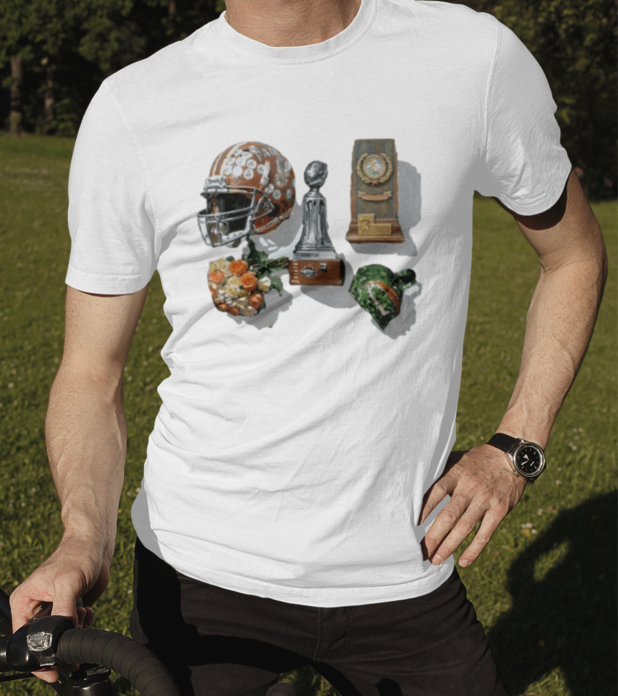Florida A&M University Rattlers Football Helmet Trophies And Roses T-Shirt