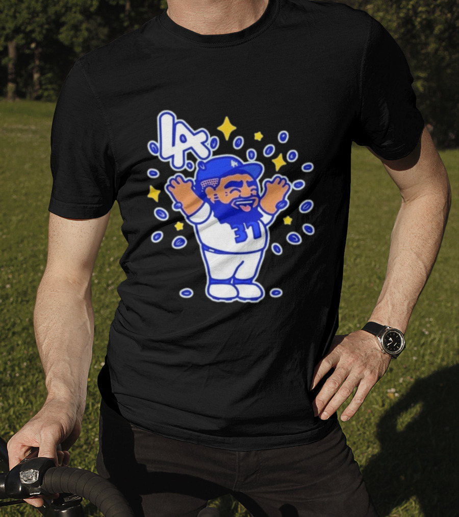 LA Dodgers 37 Chunkytani Mr Seeds Cartoon Shohei Ohtani T-Shirt