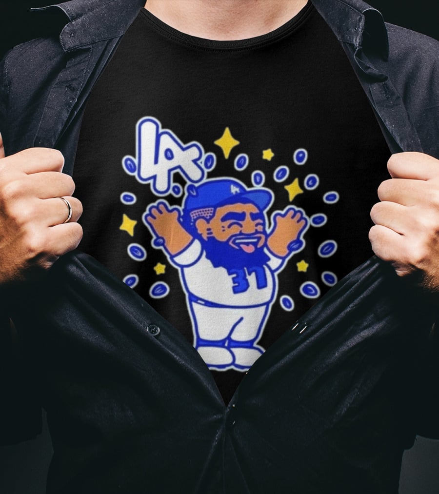 LA Dodgers 37 Chunkytani Mr Seeds Cartoon Shohei Ohtani T-Shirt