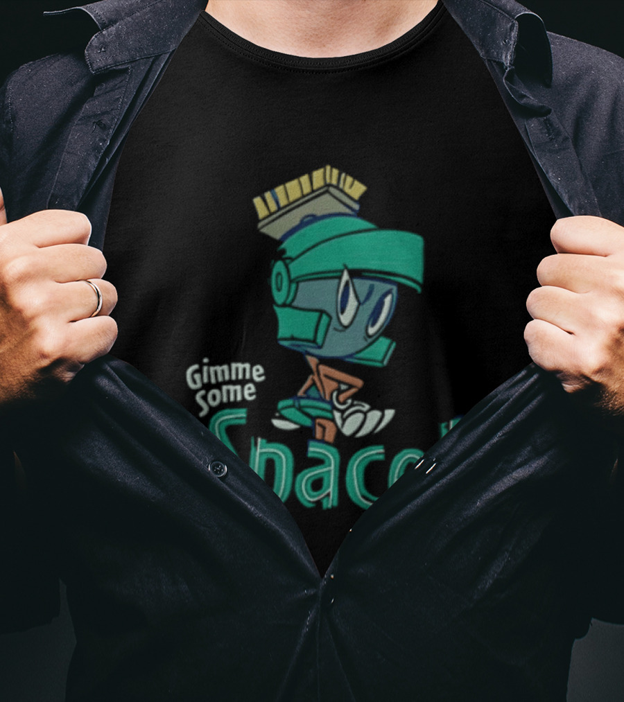 Looney Tunes Gimme Some Space Marvin The Martian Helmet T-Shirt