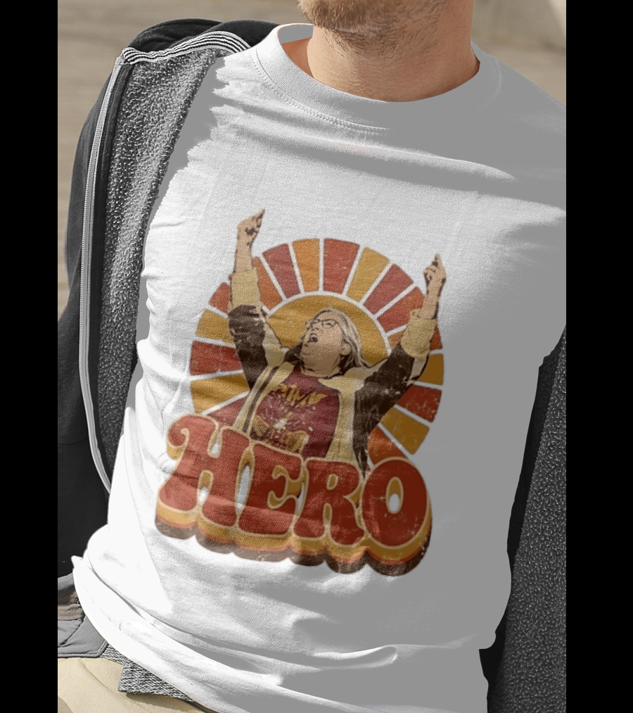 Hero Carol Danvers Captain Marvel Vintage Retro Sunburst T-Shirt