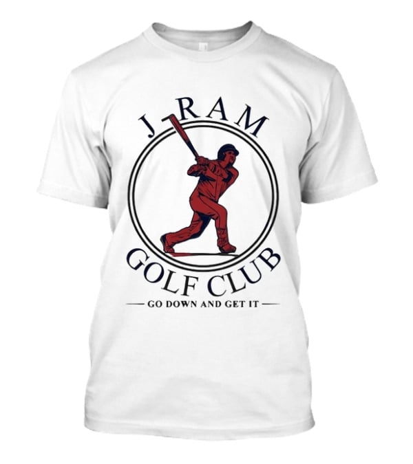 J Ram Golf Club Go Down And Get It Cleveland Guardians Jose Ramirez Number 11 T-Shirt
