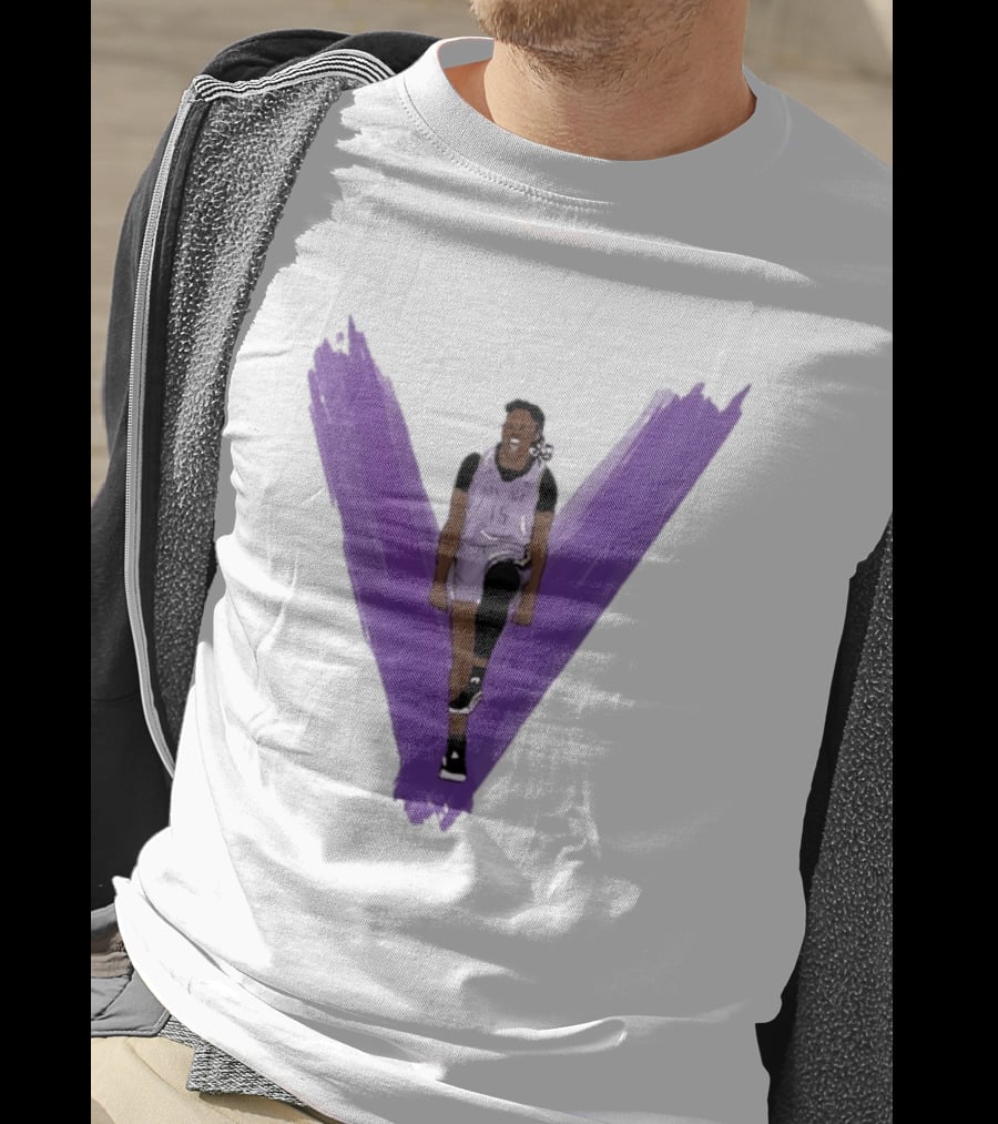 Tiffany Hayes Los Angeles Sparks 15 WNBA Basketball Player Purple V T-Shirt