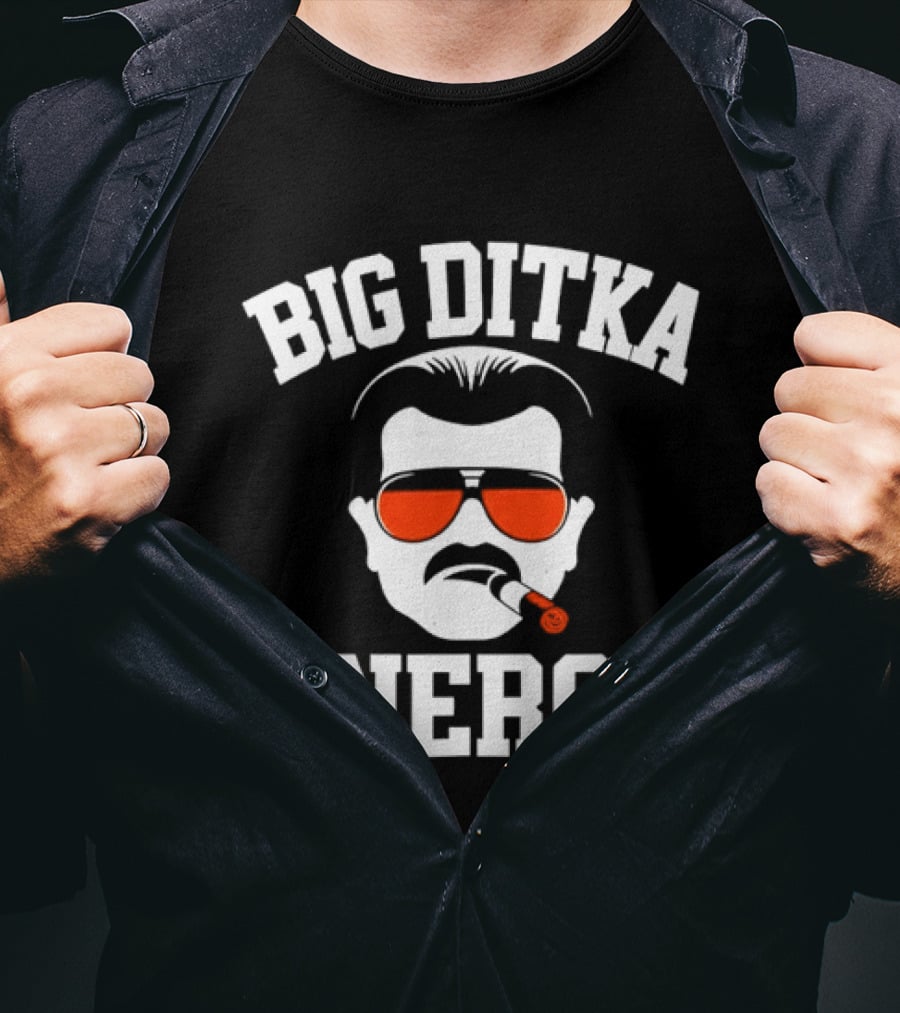 Big Ditka Energy Chicago Bears Football Coach T-Shirt
