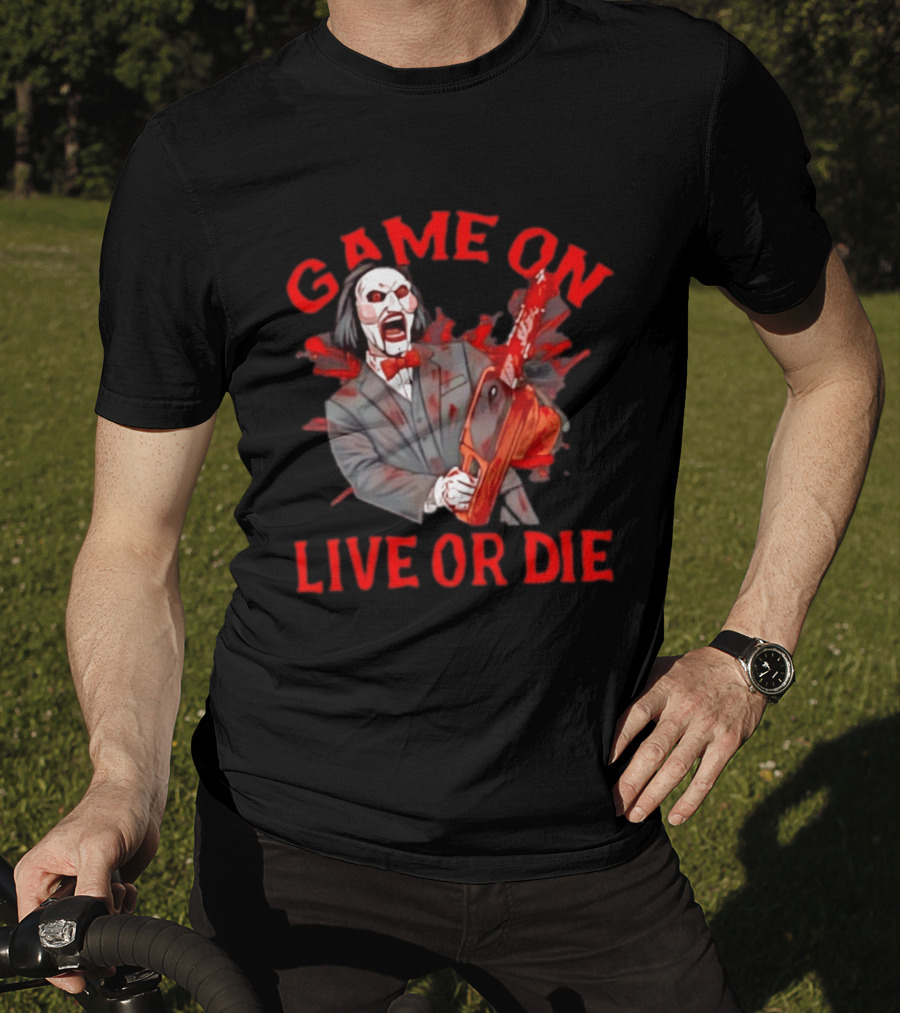 Billy The Puppet Game On Live Or Die Saw T-Shirt