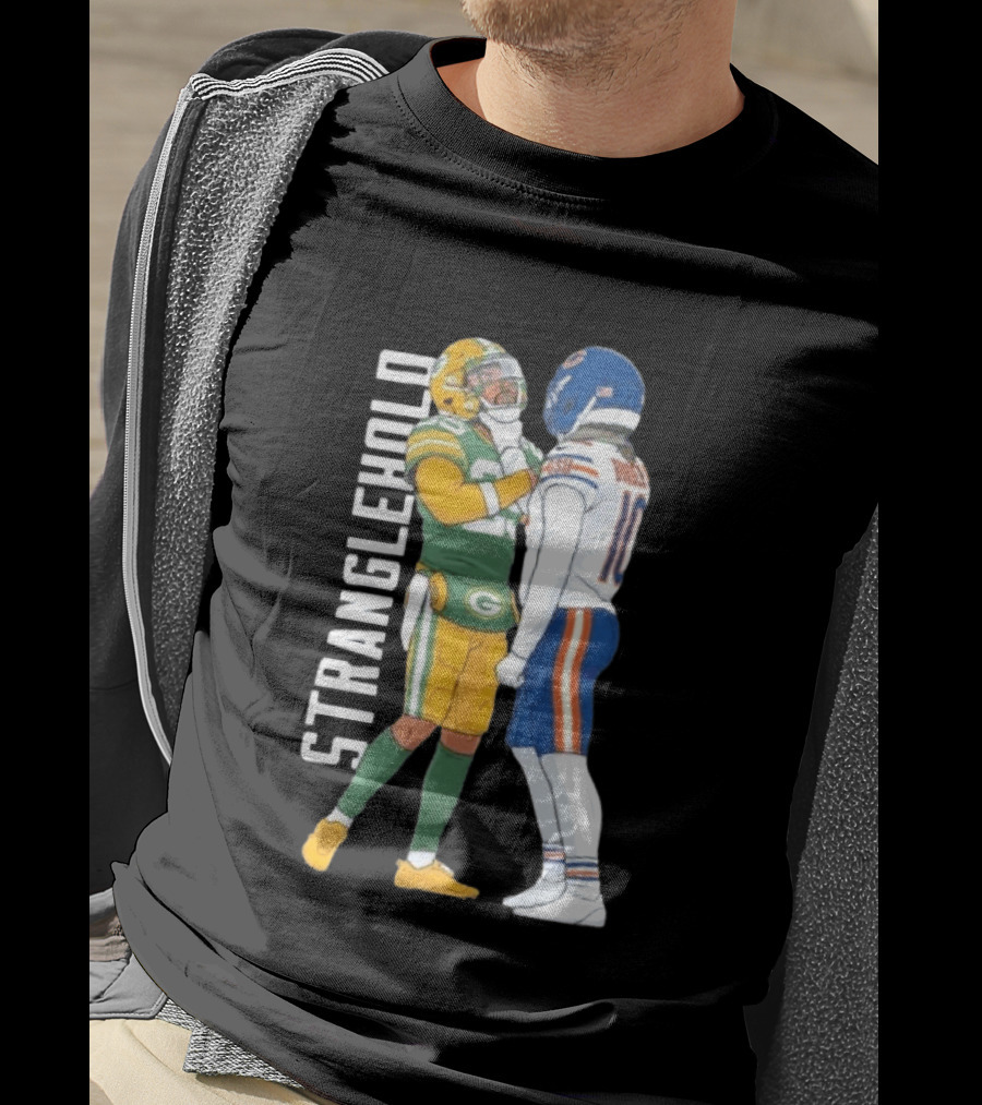 Luther Burden Keisean Nixon Stranglehold Packers Vs Bears Showdown T-Shirt
