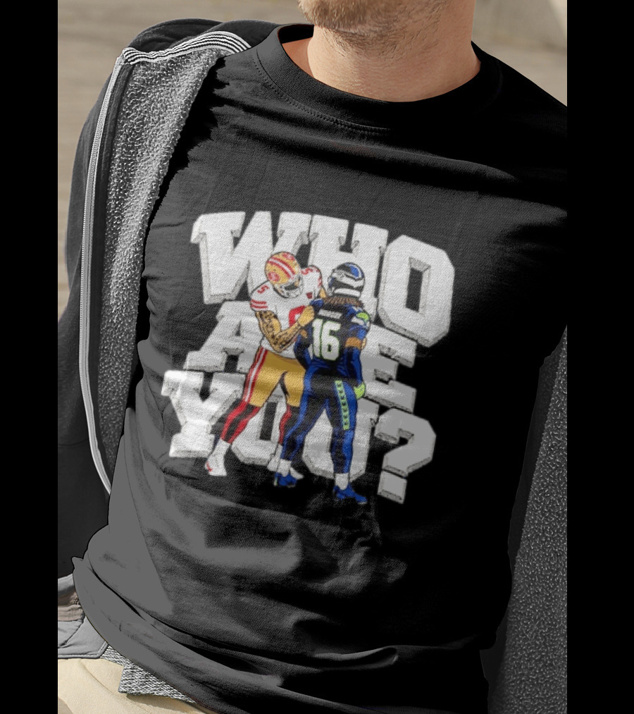 Who Are You Mike Evans Checked Stefon Diggs NFL Showdown T-Shirt