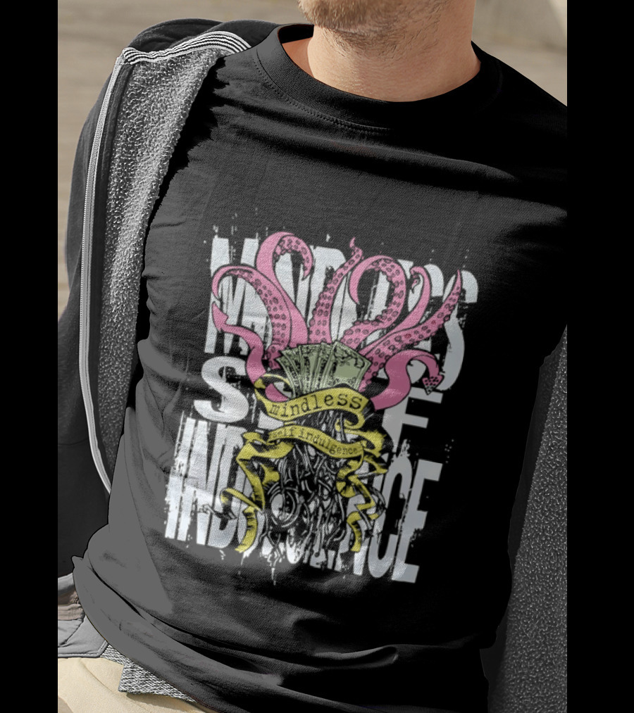 Mindless Self Indulgence Octopus Cash Tentacles T-Shirt