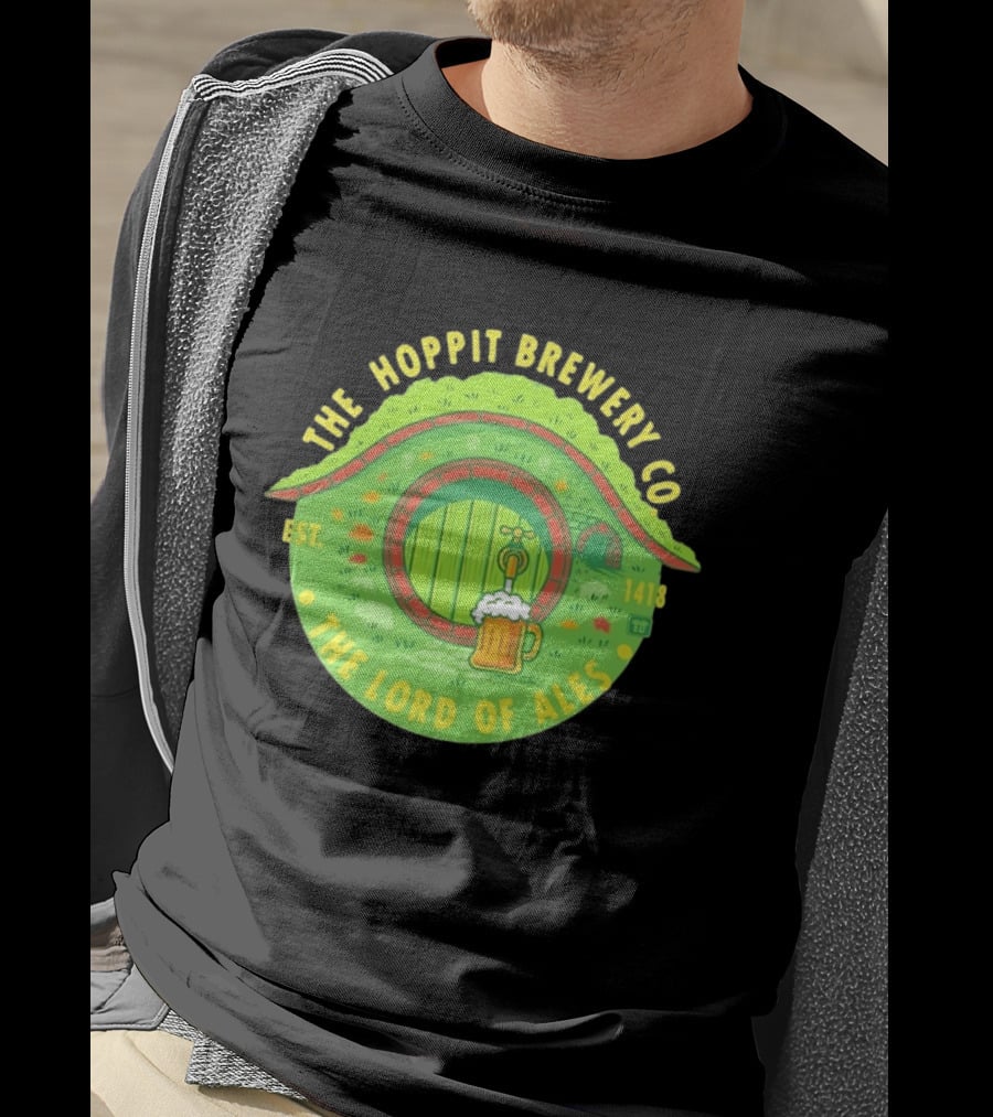 The Hoppit Brewery Co The Lord Of Ales Est 1418 T-Shirt