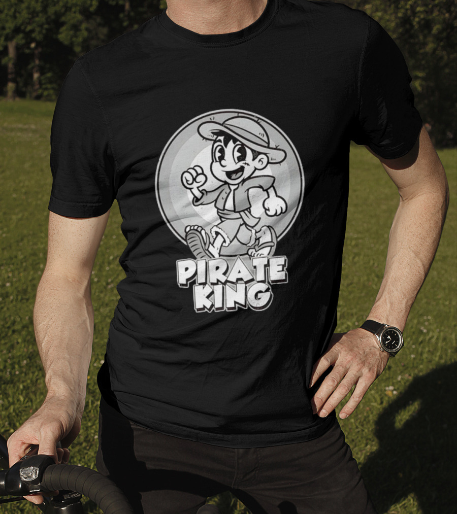 Monkey D Luffy Pirate King Retro Cartoon T-Shirt