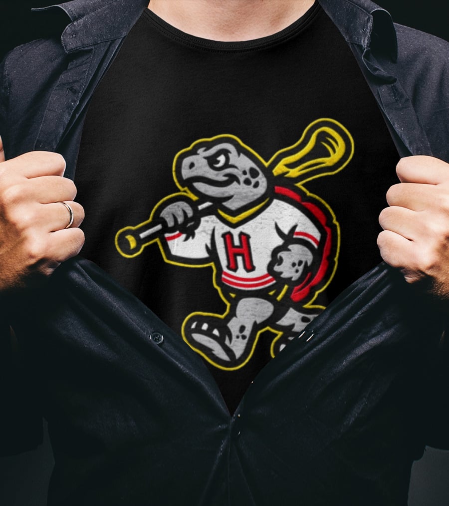 University Of Maryland NCAA Grey Terrapin Mascot Holding Bat T-Shirt