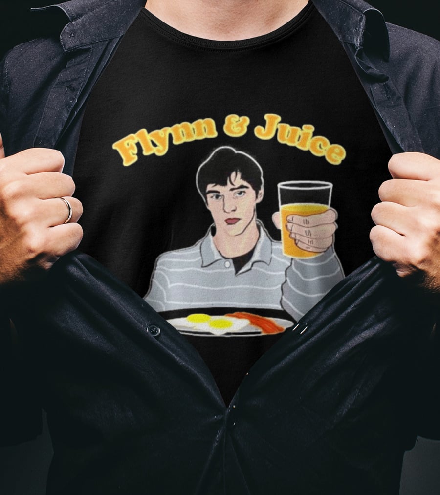 Flynn & Juice Walter White Jr Breaking Bad Breakfast Scene T-Shirt