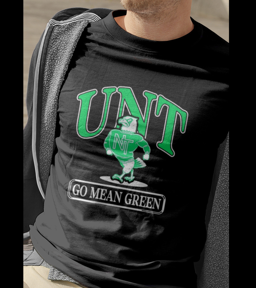 UNT Go Mean Green Eagle University Of North Texas T-Shirt
